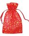 4" x 5" Red organza w/ Gold Stars 4" x 5" Red organza w/ Gold Stars