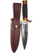 10 1/2" Twisted Horn Damascus athame 10 1/2" Twisted Horn Damascus athame