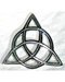 Triquetra open cut altar tile 3"