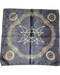 21" x 21" Black Triple Moon Pentagram alltar cloth