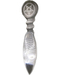 10" Selenite Pentagram athame