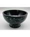 5" Floral black stone scrying & smudge bowl 5" Floral black stone scrying & smudge bowl