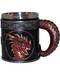 4 1/4" Red Dragon mug
