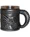 4 1/4" Grey Dragon mug