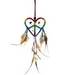 3" Love Peace dream catcher