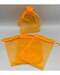 100 pack 4" x 6" Orange organza bag