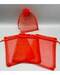 100 pack 4" x 6" Red organza bag 100 pack 4" x 6" Red organza bag