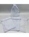 100 pack 4" x 6" Silver organza bag