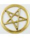 Brass Cut-Out Pentagram 3"