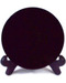 10cm Black Obsidian scrying mirror W/ stand