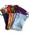 12 pk 4" x 5" Satin pouches mixed colors