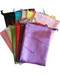 12 pk 6" x 8" Satin pouches mixed colors