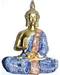 10 1/4" Buddha blue clothing & Mirror ornaments