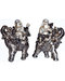 6 1/2" Buddha on Elephant (set of 2)