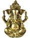 5 3/4" gold Ganesha
