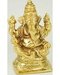 Ganesh Sitting Brass 3" Statue