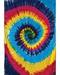 44"x72" Spiral tie dye sarong