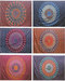 58" x 82" Mandala tapestry (mixed colors)