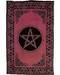 Pentagram 72"x108" red, black